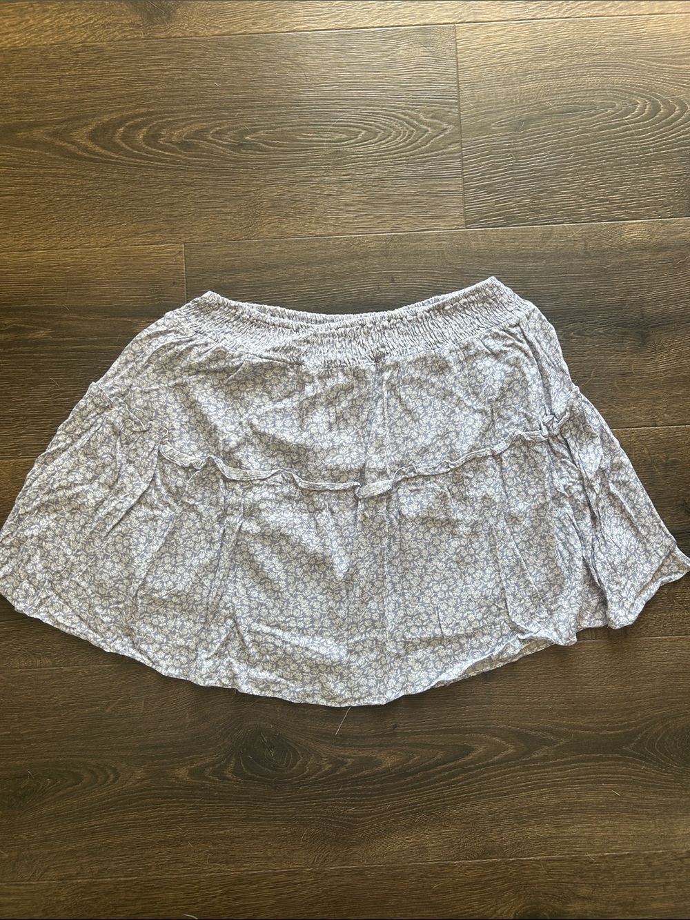 Altar’d State - Light Purple Floral Tiered Women's Skirt  - Medium